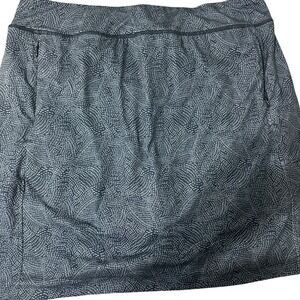 Jockey Skort Women's Large Blue Print Athletic‎ Golf Tennis Skirt